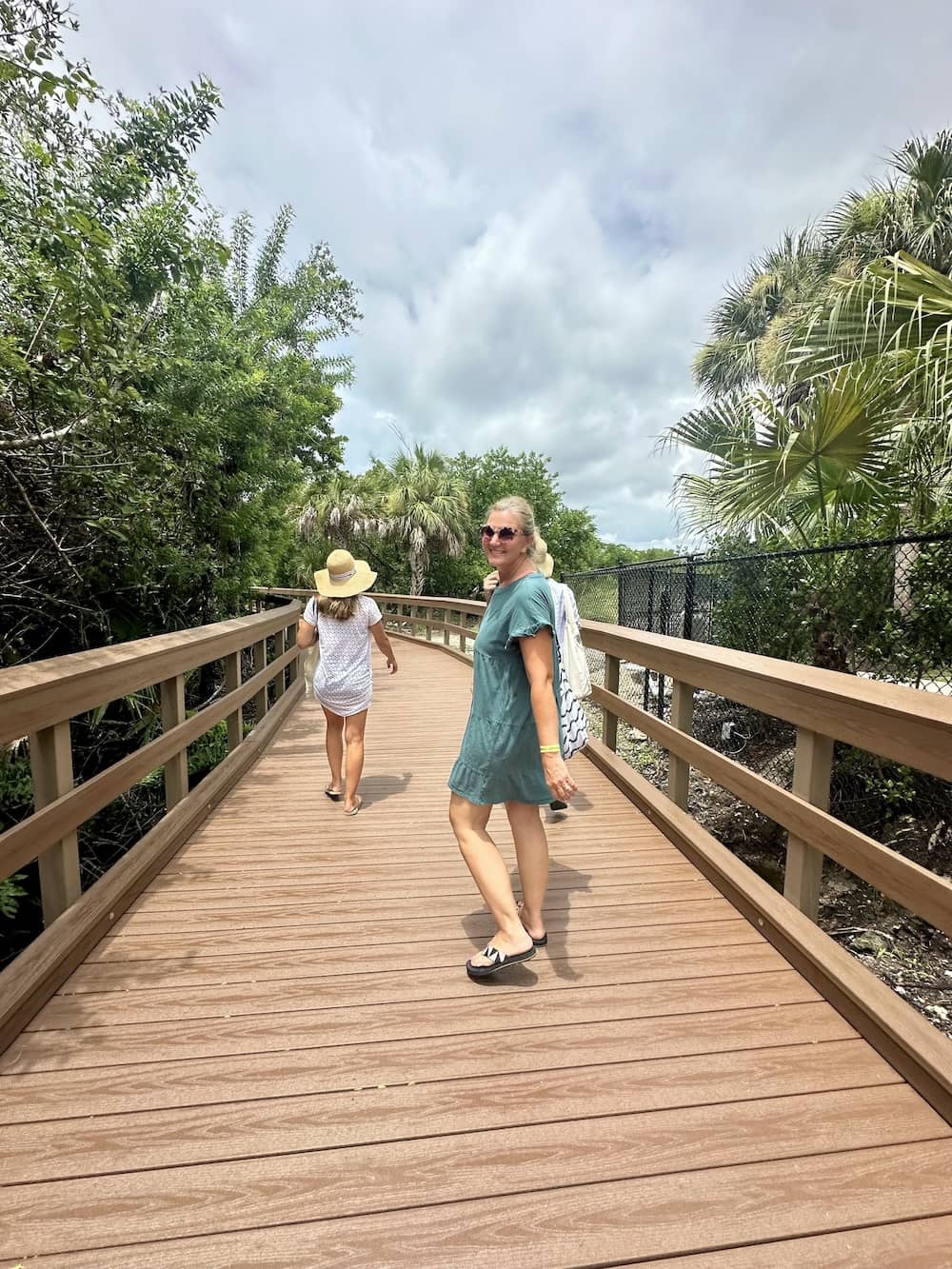 Abby on a bridge